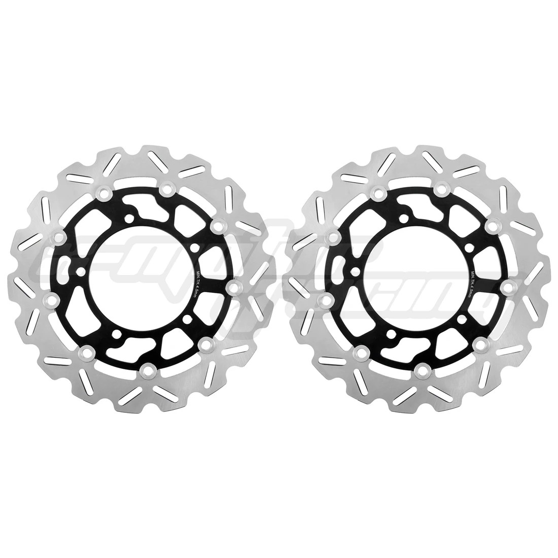 Передние плавающие тормозные диски для мотоциклов роторы SUZUKI GSF650 BANDIT 2007-2012 ABS