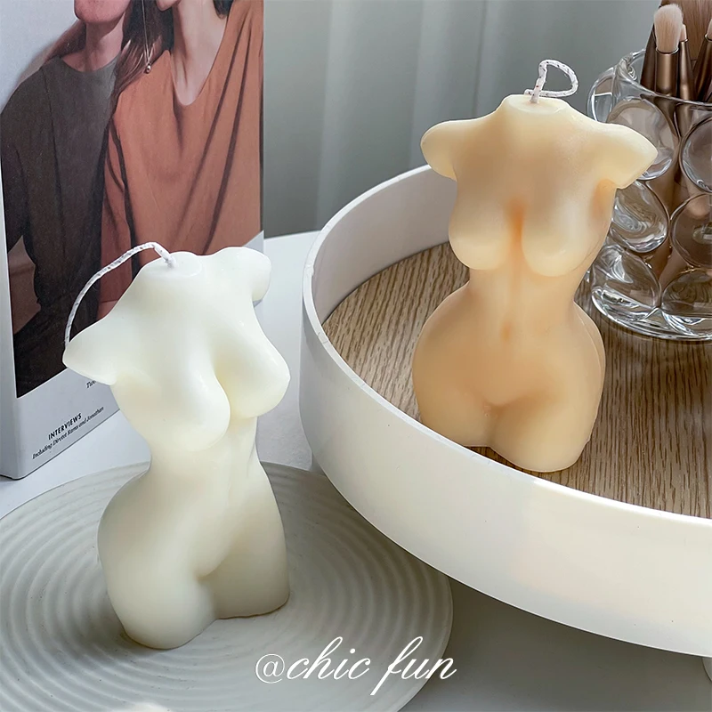 

3D Body Candle Mold Silicone Wax Mould Design Art Fragrance Candle Making Soap Chocolate Cake Decorating