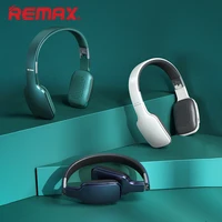 REMAX Earphone Fashion Ultra-thin Wireless Bluetooth 50 Headphone HIFI Stereo Adjustable Desig All-inclusive Music Headphones
