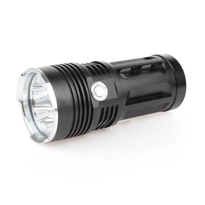 Мощный суперъяркий светодиодный фонарик 7XT6 фонафонарь 18650 лм для 4 батарей