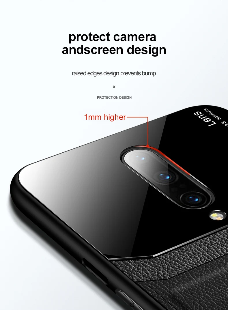 Чехол, для oneplus 6 6t One plus 6 6t oneplus 6 one plus6 на кожаном стекле Силиконовый противоударный телефон Роскошные милые чехлы