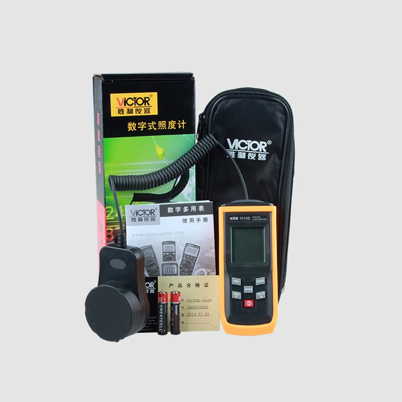 Лифт оценки освещенность измерительный прибор VC1010D замер сертификат калибровки