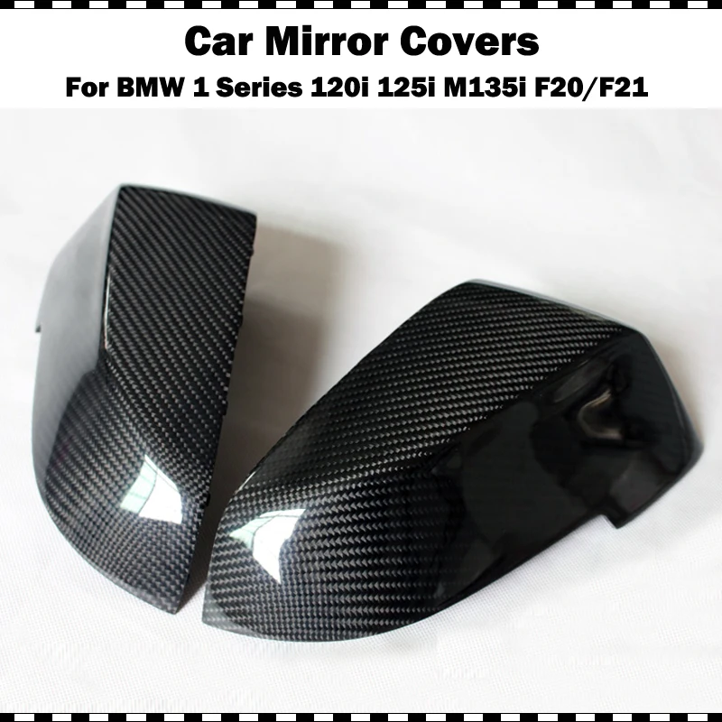 Оригинальная стильная зеркальная крышка из углеродного волокна для BMW 1 серии 120i