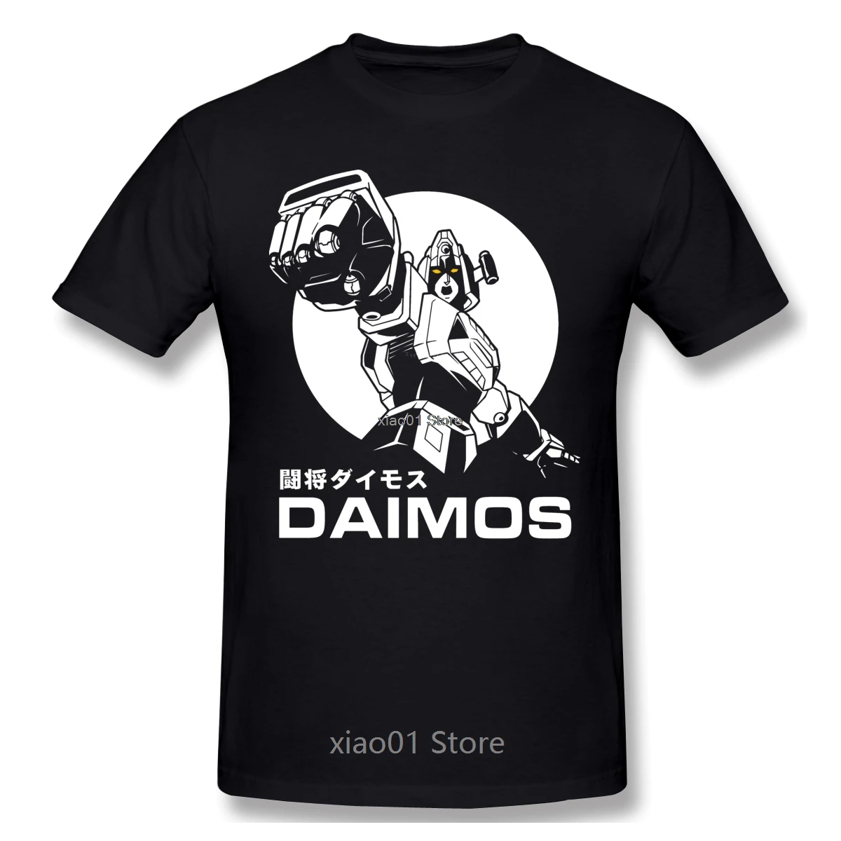 

Japan Anime Daimos Battle Turn T Shirts Big Size Cotton Short Sleeve Funny T-shirts