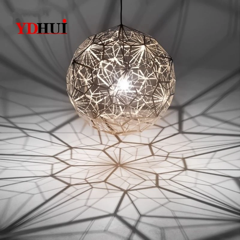 E27 Реплика веб-Etch современный подвесной светильник лампа для гостиной кабинета