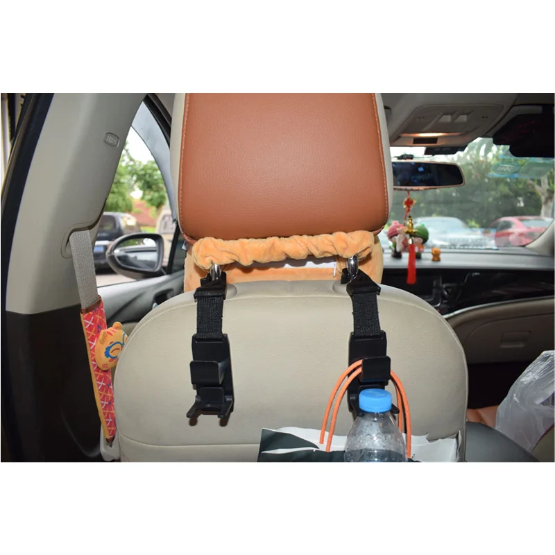 

2 Pcs Universal Car Seat Hook Back Hook Car Accessories Interior Portable Hanger Holder Storage for Car Bag