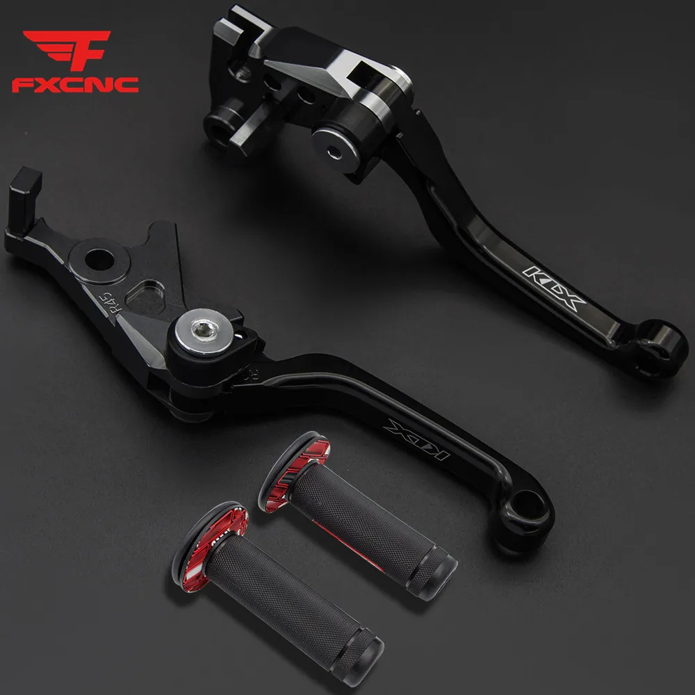 Набор алюминиевых поворотных рычагов тормоза и ручек сцепления для Kawasaki KLX125 D