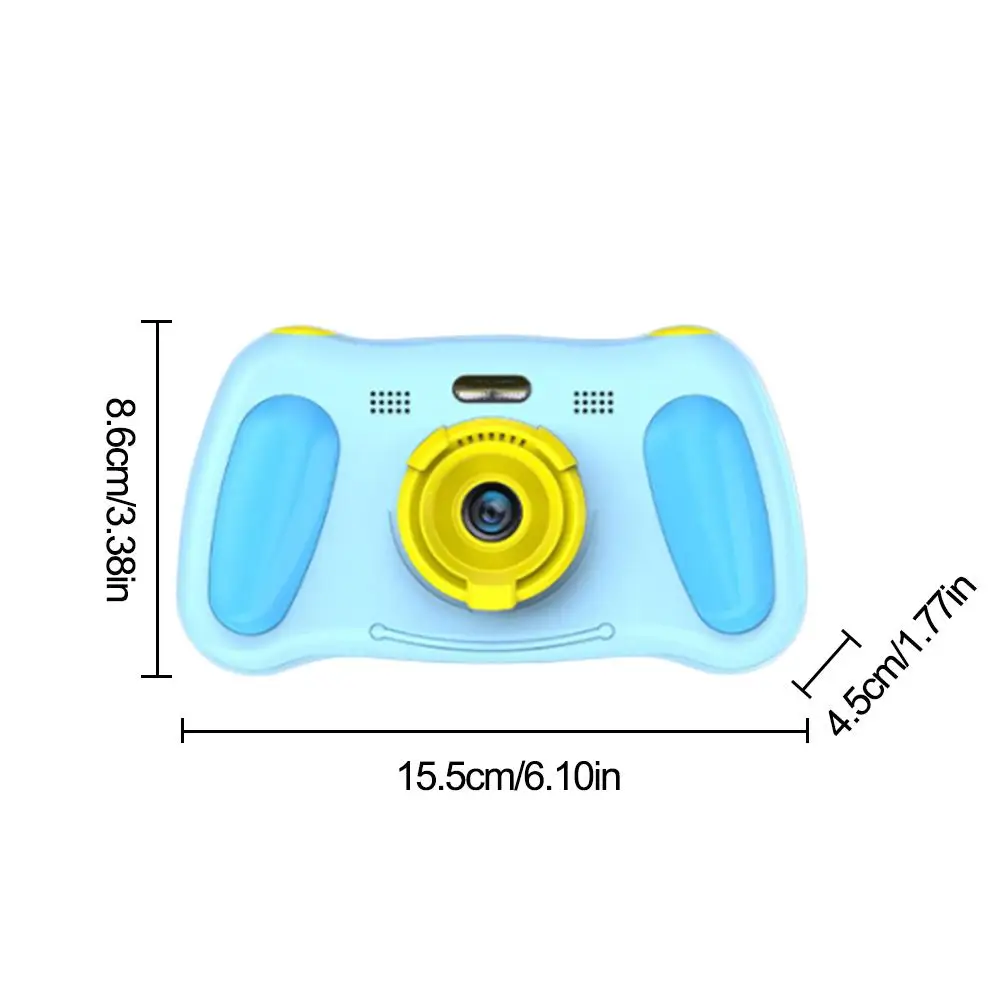 Мини Детская цифровая камера портативная силиконовая нетоксичный экран 2 4 дюйма