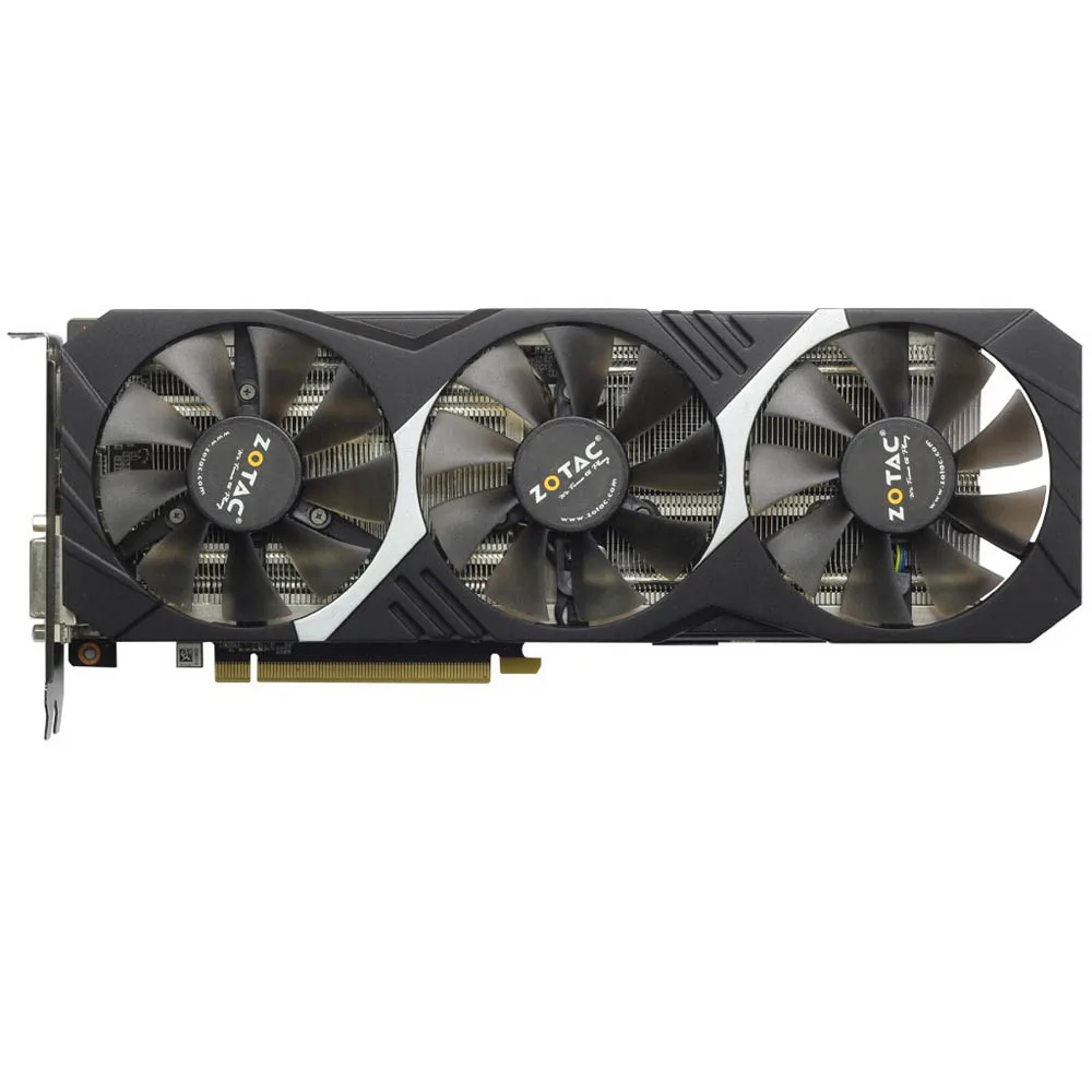 Видеокарта ZOTAC gtx 970 4 ГБ gddr5 nvidia geforce графические пластины для игр не 1050ti 1060 rx580 gpu 1660