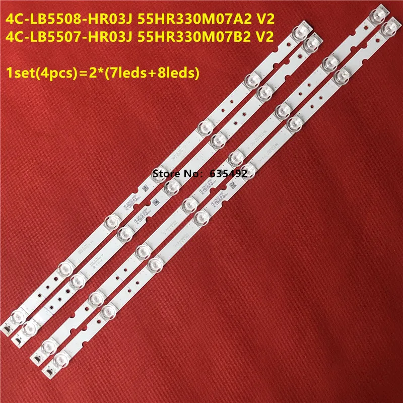Светодиодная лента 4C LB5508 HR03J LB5507 55HR330M08A2 V2 55HR330M08B2 для TCL D55A730U D55A620U D55A360 55F6 55L2|Защита