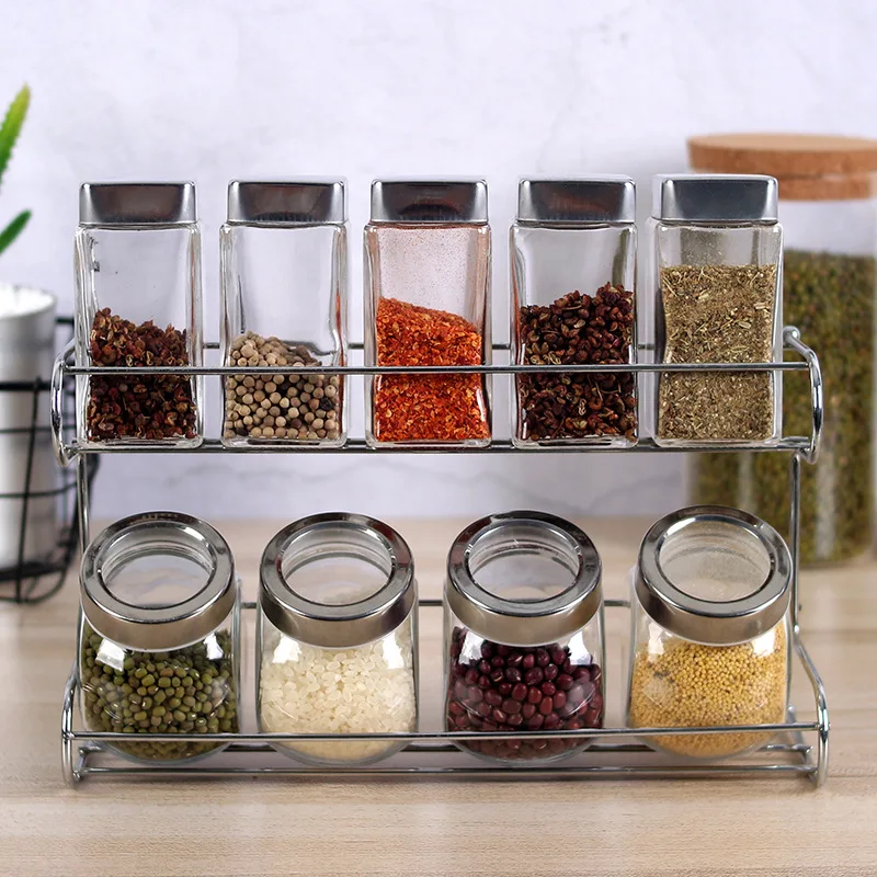 

Kitchenware glass condiment bottle condiment pot condiment bottle combination condiment bottle package