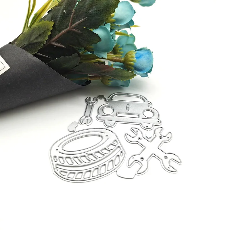 

2021 New Tire tools Cutting Dies Stencil Die Cut Scrapbooking Craft Stamps