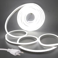 led strip eu 220v neon flex rope light waterproof outdoor lighting 2835 120ledsm ribbon tape flexible led neon strip night lamp