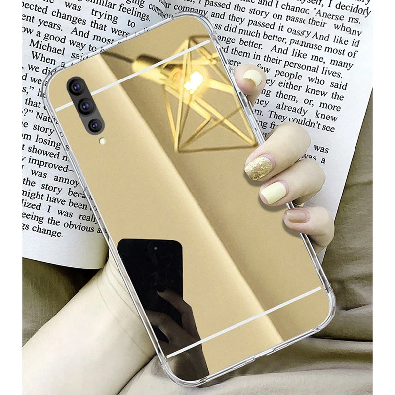 Electroplate Mirror Case for Huawei P Smart 2019 Psmart Plus 2018 HONOR 10 9 8 Lite 7S 7A 7C 7X 8A 8C Soft TPU Silicone Cover | Мобильные