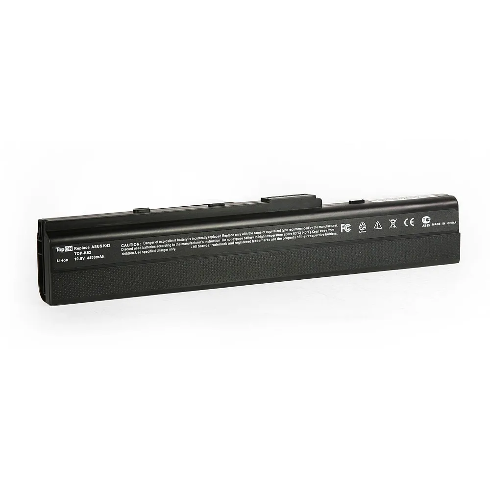 Аккумулятор TopON для Asus K42DR (4400mAh)|Аккумуляторы ноутбуков| |