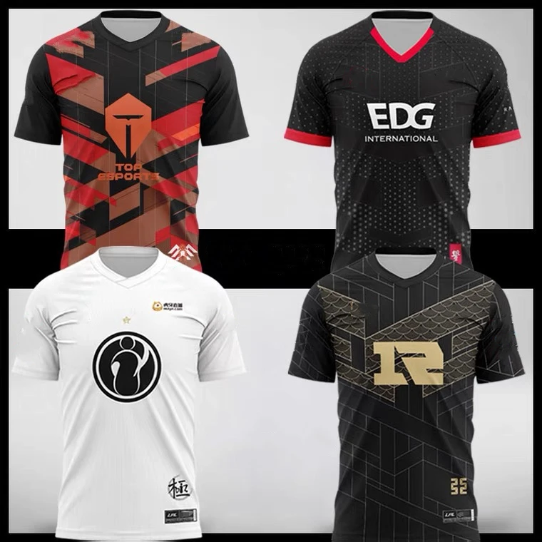 

Hot-selling LPL EDG RNG FPX IGWE and other major e-sports teams short-sleeved men's and women's e-sports fan jersey Tees in 2021