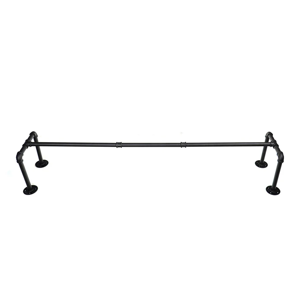 

1Pc Industrial Style Clothing Rack Household Wall-mounted Rack Water Pipe Rack