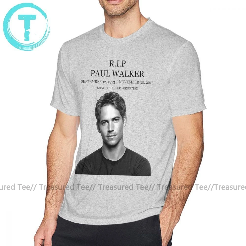 Пол Волкер футболка пол нет ни разу не забыли Футболка Модные 100 процентный