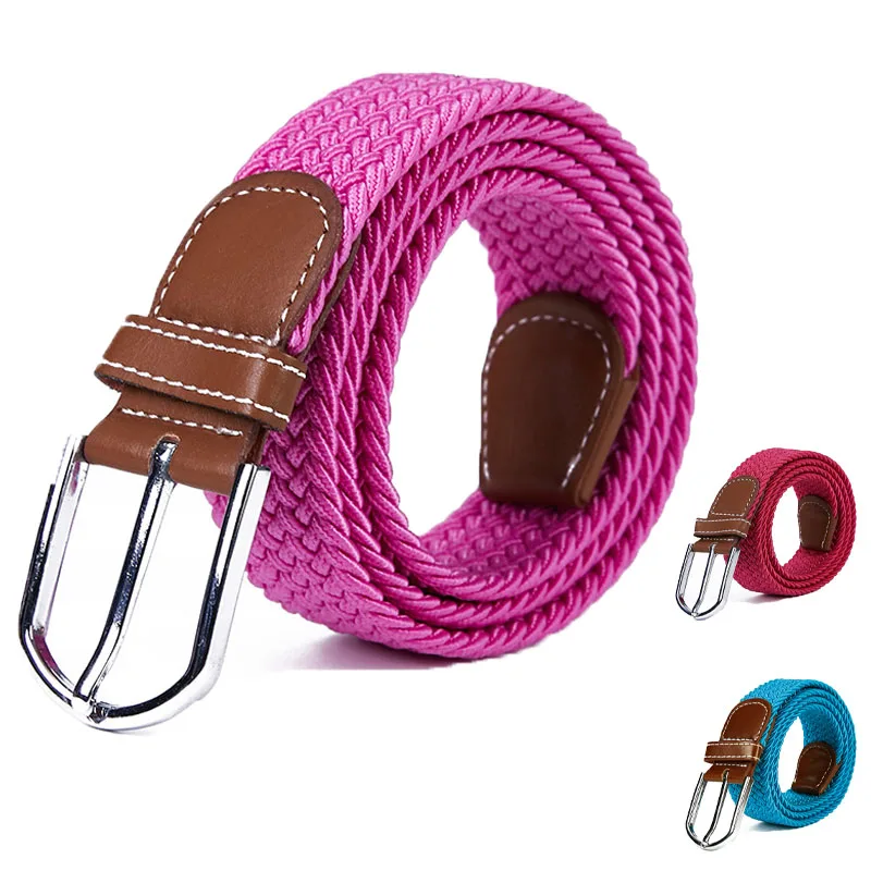

2021 Comfortable and Breathable Canvas Men's and Women's Woven Fabric Belt with High Quality Pin Buckle Outdoor Travel Belt