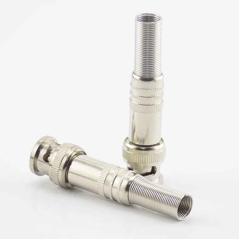 

5pcs BNC Male Connector Solderless Jack Coaxial Twist-on Adapter for CCTV Camera Accessories Surveillance Kit System
