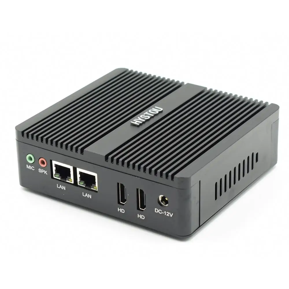 Четырехъядерный процессор Intel Celeron N3160 безвентиляторный мини ПК Windows 10 Linux PFsense