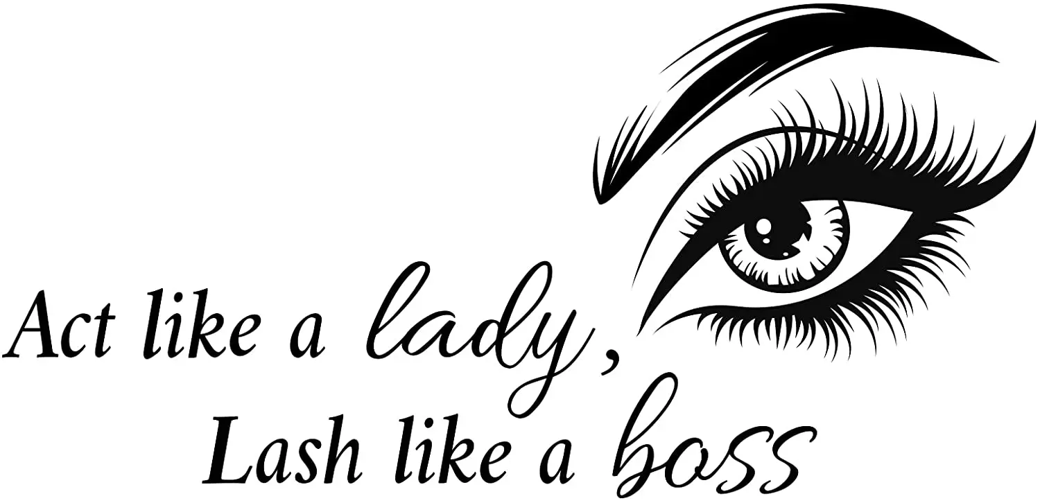 

1 картина, как леди, цитаты, настенные наклейки, наклейки «сделай сам», гостиная, спальня, украшение для дома, черный цвет