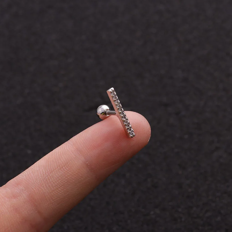1 шт. Простые Модные маленькие геометрические серьги гвоздики с микрозакрепкой