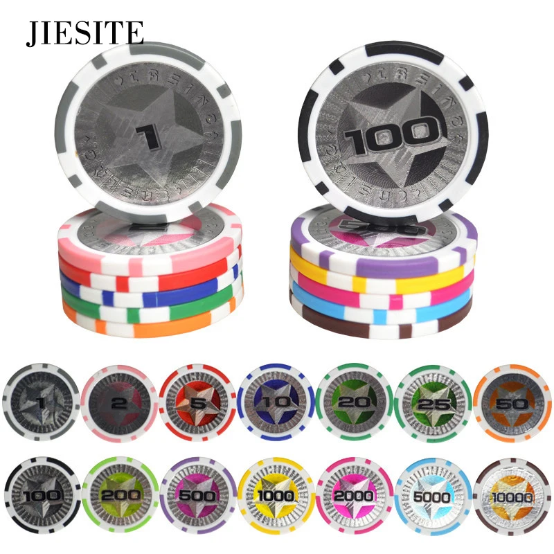 25 шт./компл. фишки для покера холдем Монте Карло Лидер продаж мульти col 11 5g из АБС