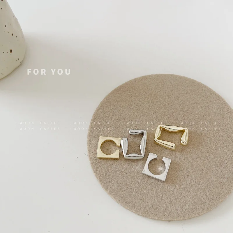 Кафф-клипсы Kpop для женщин и мужчин Ювелирное Украшение с имитацией пирсинга цвет