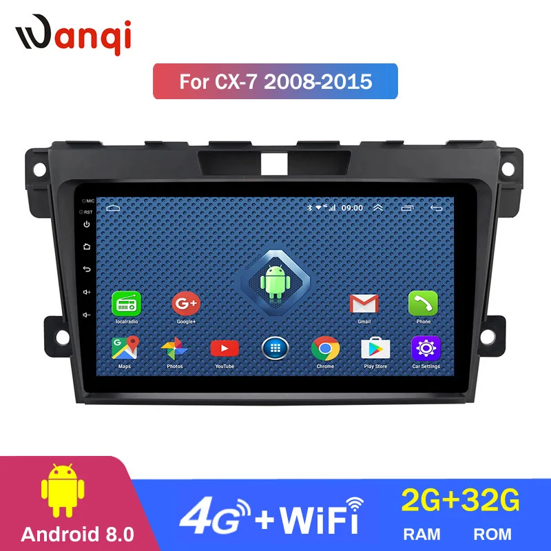 Android 9 1 мультимедийный плеер для 2008 2009 2010 2011 2012-2015 MAZDA CX-7 CX7 CX 7 GPS Navi 2Din