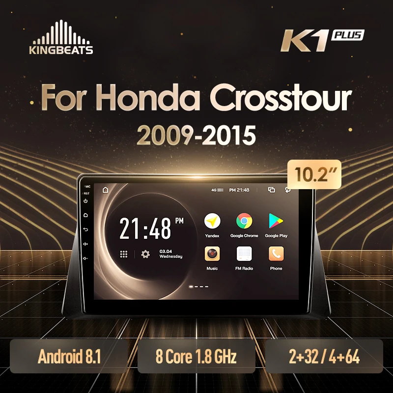 KingBeats штатное головное устройство For Honda Crosstour 1 TF 2009 2010 2014 2015 GPS Android 8.1