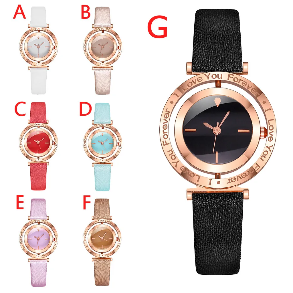 Женские наручные часы Vansvar женские повседневные кварцевые с кожаным ремешком