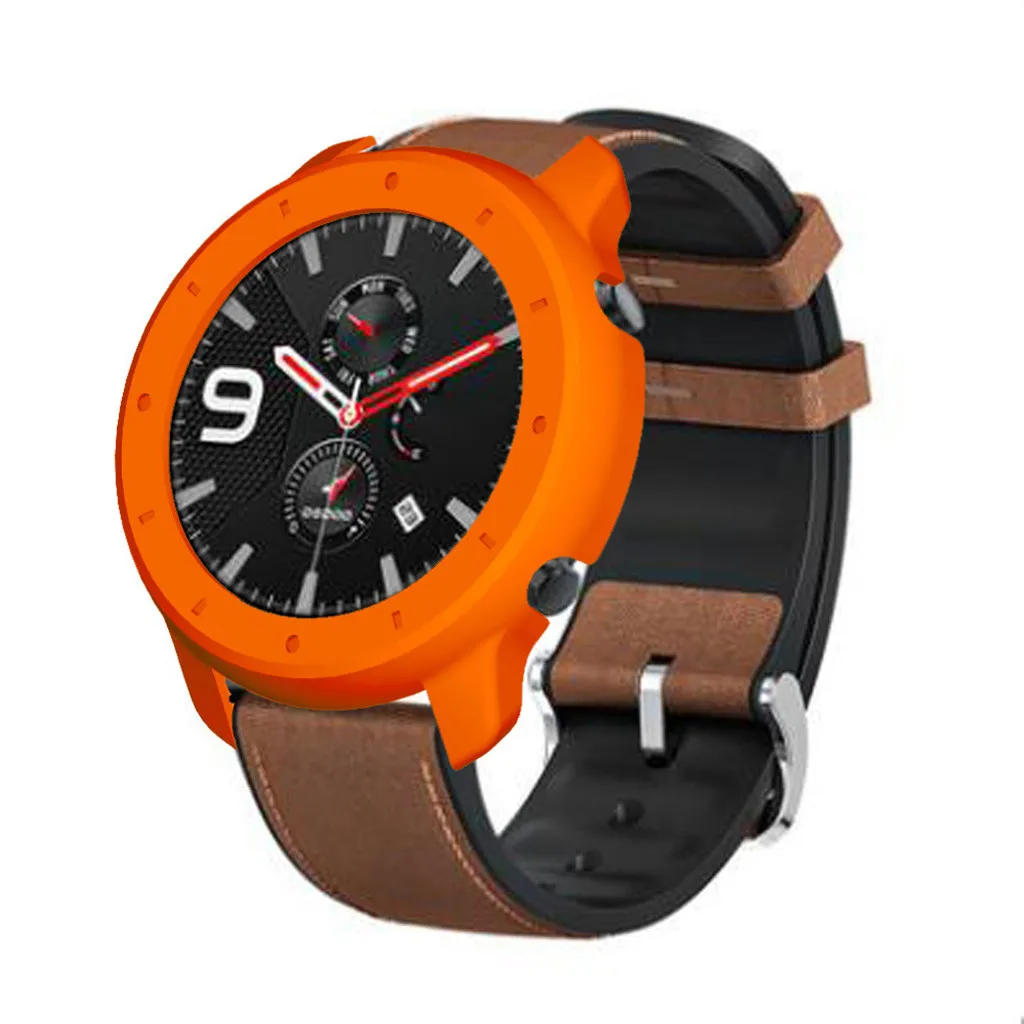 Жесткий защитный чехол из поликарбоната для Xiaomi Huami Amazfit GTR 47 мм, умные часы, цветная рамка из поликарбоната, полное покрытие, запасная защитная оболочка