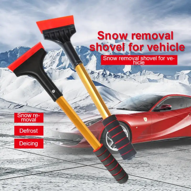 

Creative Car Snow Ice Scraper Car Windscreen Ice Remover Auto Window Cleaning Tool Winter Car Wash Accessories Scraping Tools