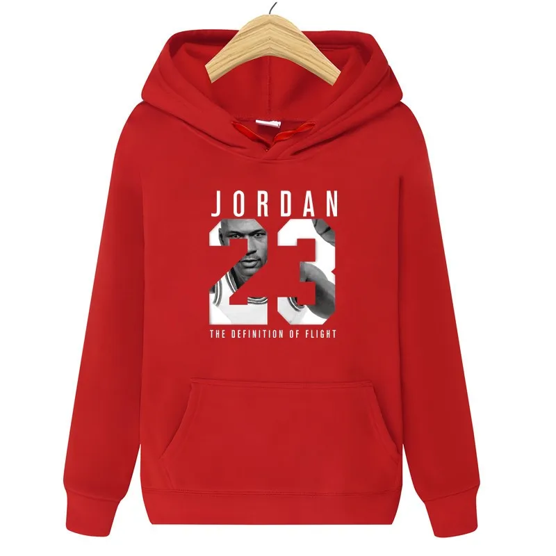 Хит, новинка JORDAN 23, толстовка с буквенным принтом, мужские толстовки, модная одноцветная толстовка с капюшоном, мужской пуловер, мужские спортивные костюмы, Мужское пальто - Цвет: red   024
