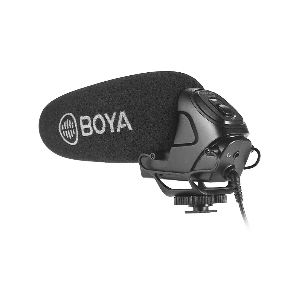 BOYA BY-BM3030 BM3031 BM3032 BM2021BM3011 Microphone On-Camera Shotgun Condenser Supercardioid for DSLR Cameras Audio Recorders |