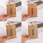 Браслеты дружбы для друзей 6 шт.компл., 7 узлов, синяя подвеска сглаза, Плетеный веревочный браслет-цепочка для женщин, Ювелирное Украшение на удачу