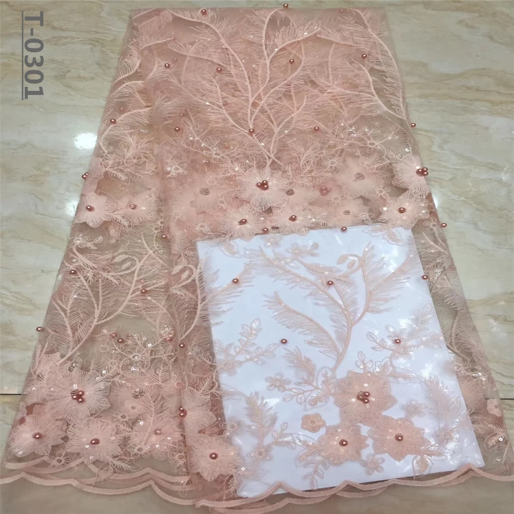 Африканская кружевная ткань 2020 вышитая нигерийская Свадебная высокого качества