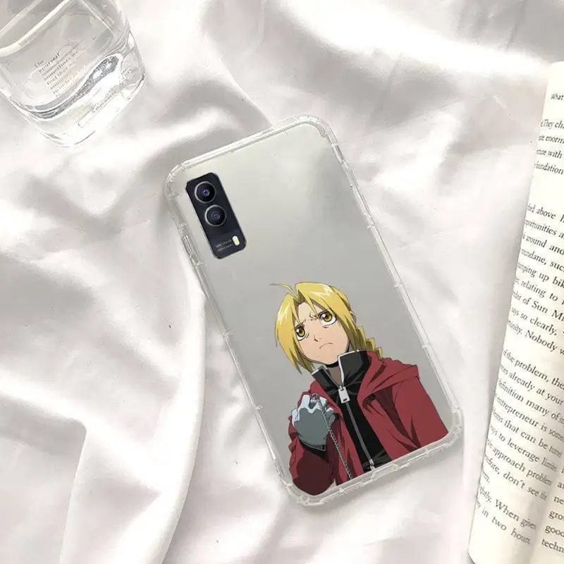 

Fullmetal Alchemist Brotherhood Phone Case Transparent for vivo x y s 7 9 1 7 5 6 50 53 66 55 69 67 e plus pro