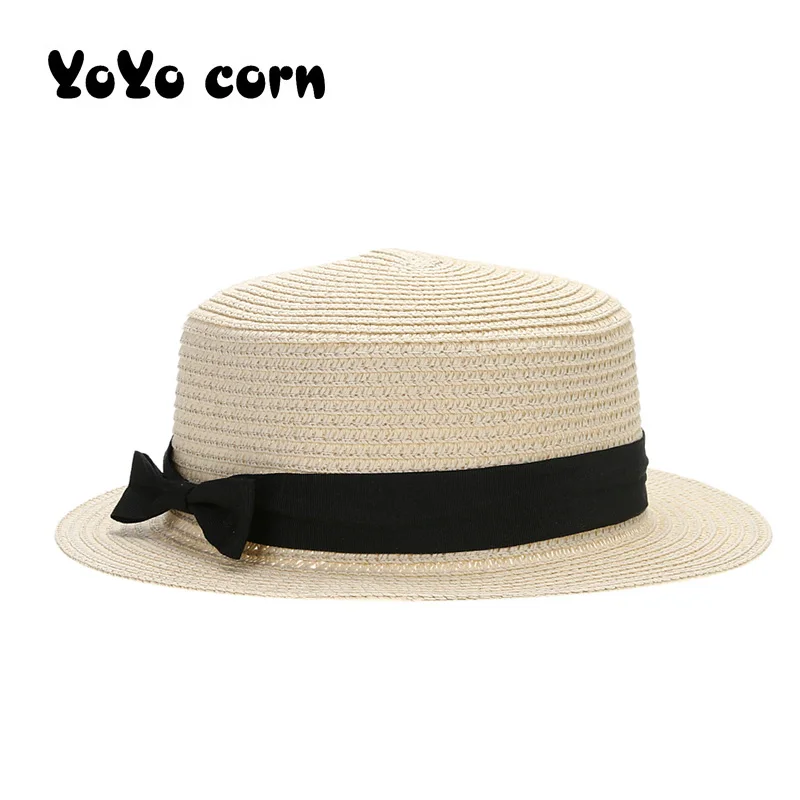 Простой летний наряд для родителей и ребенка кепки пляжные женские повседневные