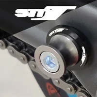 motorcycle swingarm spools slider stand screws slider protector accessory for 990smt 990 smt 2009 2010 2011 2012 2013 2014