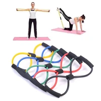 8 type resistance band training fitness exercise gym strength resistance band pilates sport fitness bands workout equipment
