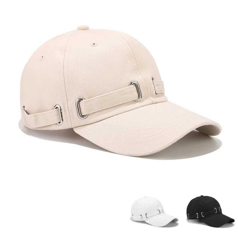 Бейсболка унисекс в Корейском стиле модная однотонная Всесезонная Кепка От