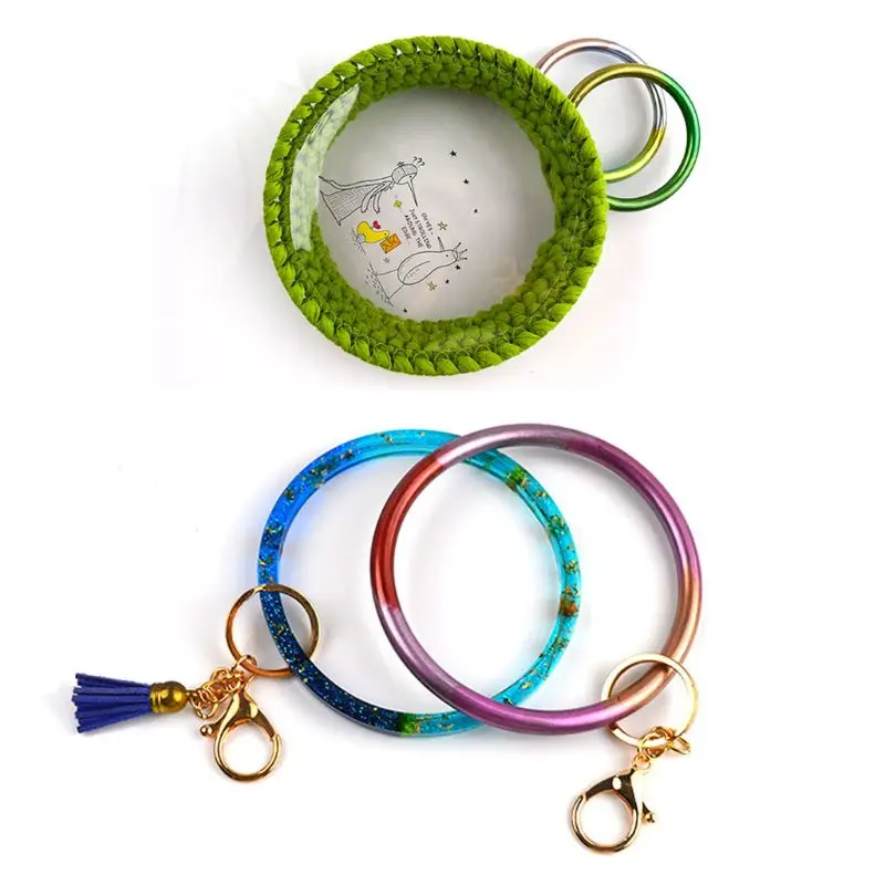 До 4 никель металл 8 шт. большой Размеры браслет Keychain формы для эпоксидной смолы