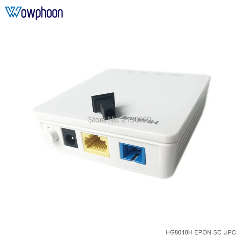 Оригинальный onu epon huawei ont hg8010H 1GE EPON ONU ONT модем с английской версией вилкой питания |