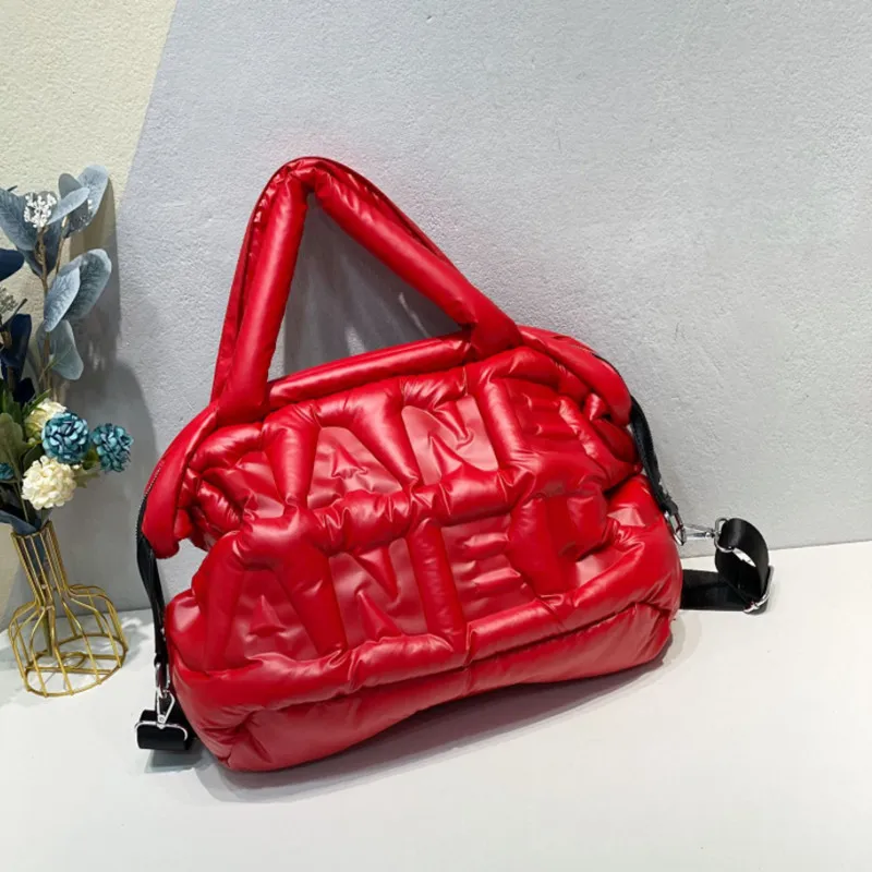 Новинка 2022 зимняя вместительная сумка через плечо для женщин водонепроницаемые