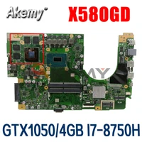 x580gd motherboard for asus vivobook pro 15 n580g n580gd nx580g nx580gd laptop motherboard mainboard with gtx10504gb i7 8750h