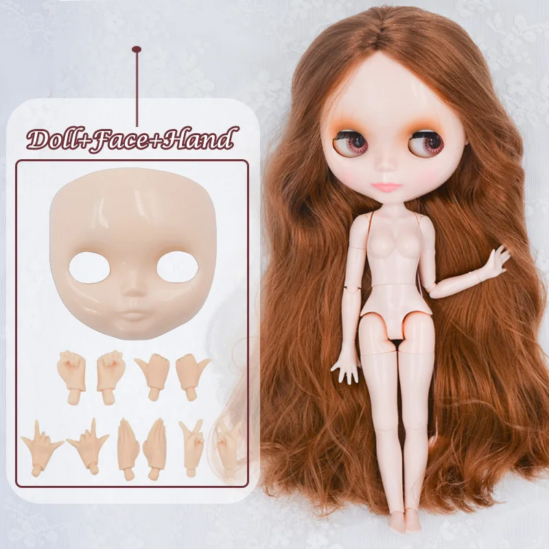 Neo Blyth кукла NBL на заказ блестящее лицо, 1/6 BJD шарнирная кукла Ob24 кукла Blyth для девочки, игрушки для детей H NBL 1-24 - Цвет: FHNBL20