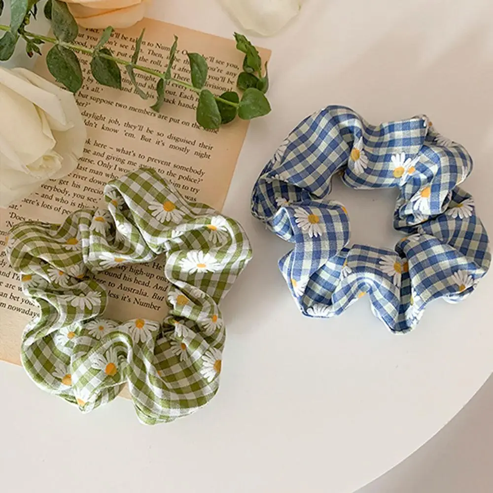 Цветочная ткань для девочек широкая резинка волос высокоэластичная лента