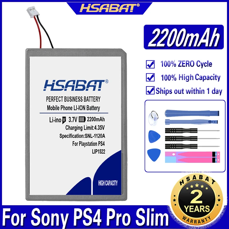 Аккумулятор HSABAT на 2200 мА · ч для Sony PS4 Slim Pro Dual Shock Controller CUH-ZCT2 или CUH-ZCT2U второго